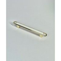 Меблева ручка Aristo Gold White 128