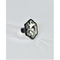 Меблева ручка Crystal Bloom Black Dot