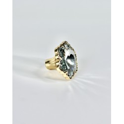 Меблева ручка Crystal Bloom Gold Dot