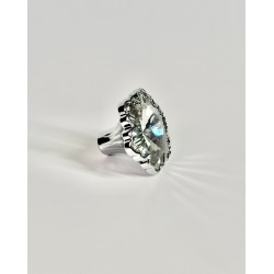 Меблева ручка Crystal Bloom Silver Dot