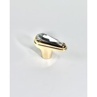 Меблева ручка Crystal Nordic Edge Dot Gold